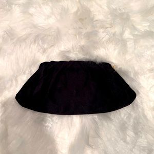 Shana London Black Satin Clutch